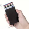 Tarjetero de aluminio para hasta 6 tarjetas 💳
